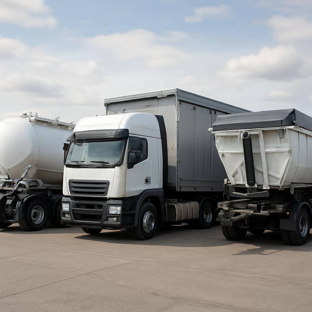 Transport materiałów sypkich – jakie pojazdy i zabezpieczenia są najważniejsze?